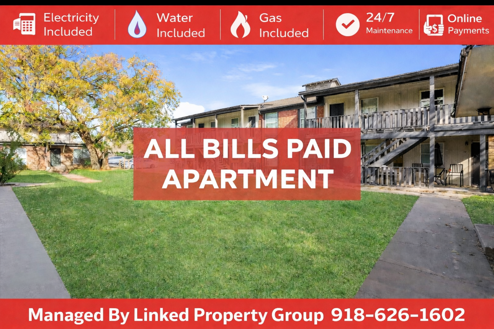 Tulsa Apartment: 6330 E Seventh St