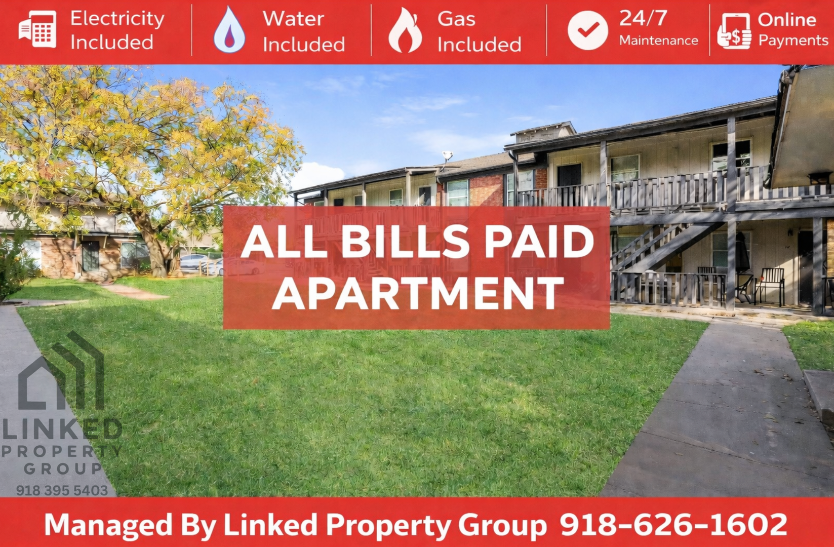 Tulsa Apartment: 6330 E Seventh St