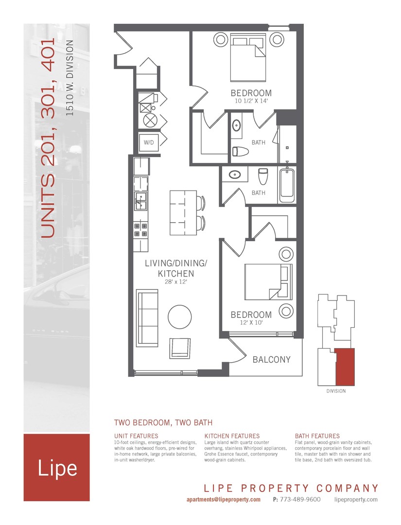 Chicago Apartment: 1510 W. Division Street