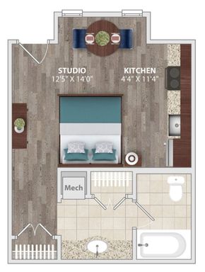 The Hendrick – Studio – photo 1