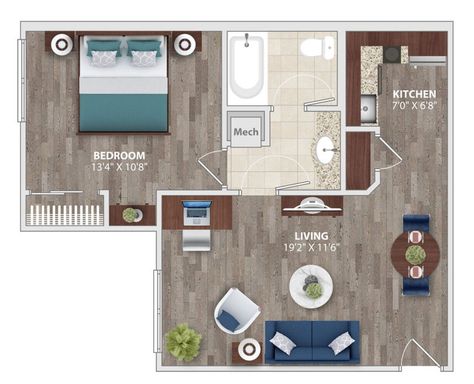 The Avett – One Bedroom – photo 1
