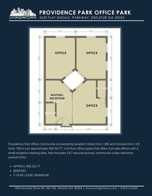 Second Floor Office Suite, Available now! – photo 1