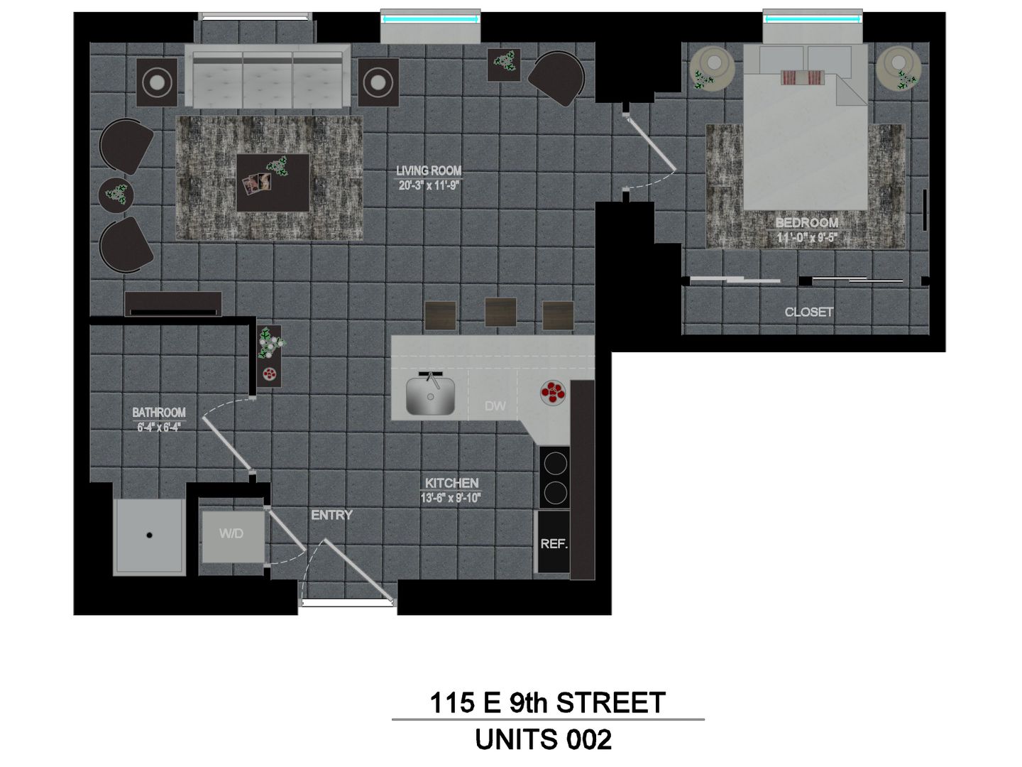 Homestead Apartment: 120 E 9th Ave