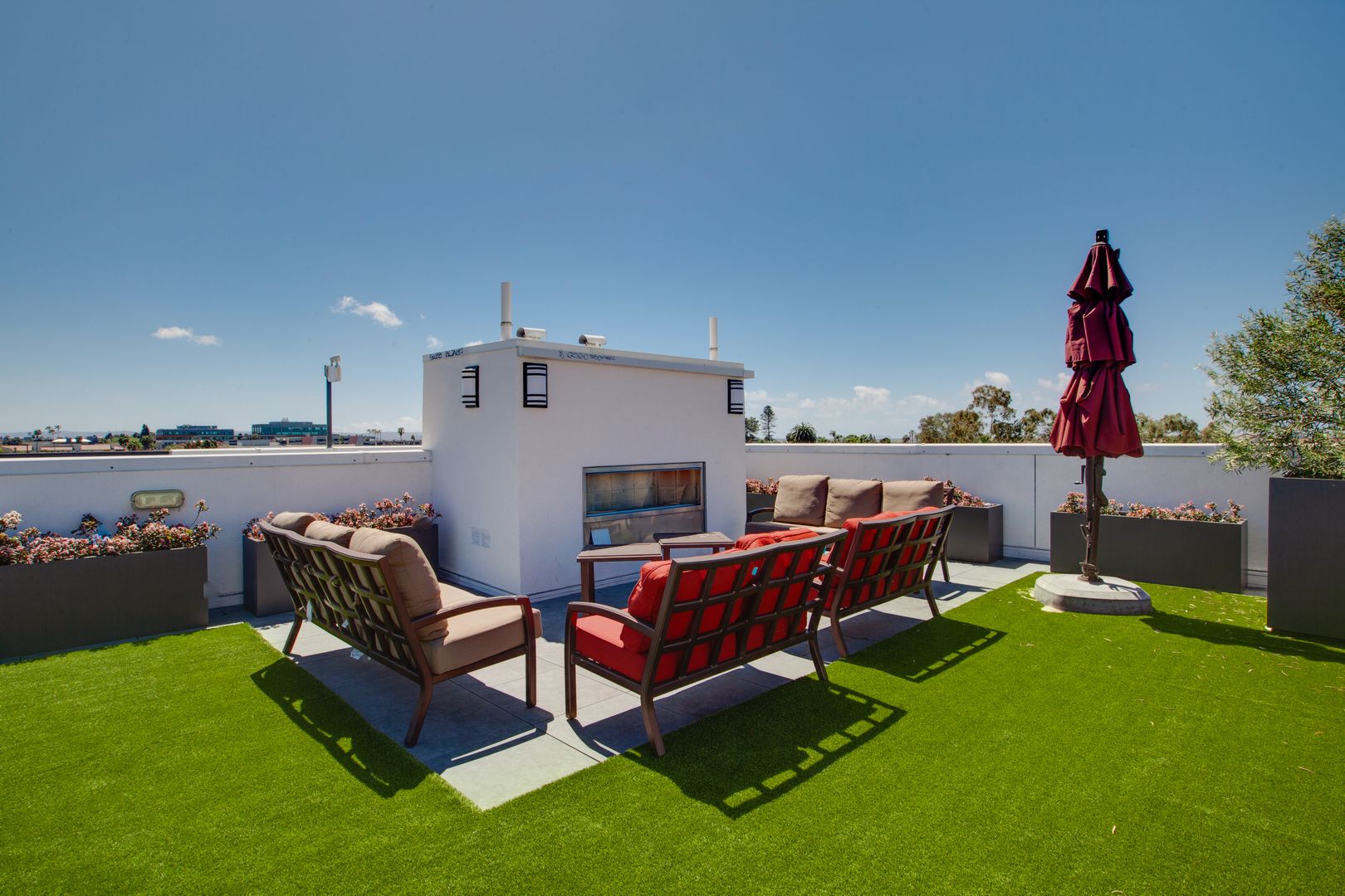 Roof deck at Huge 2 bed, Open Floor Plan, W/D in-unit + parking: Chula Vista at 3rd St. (1 of 6)