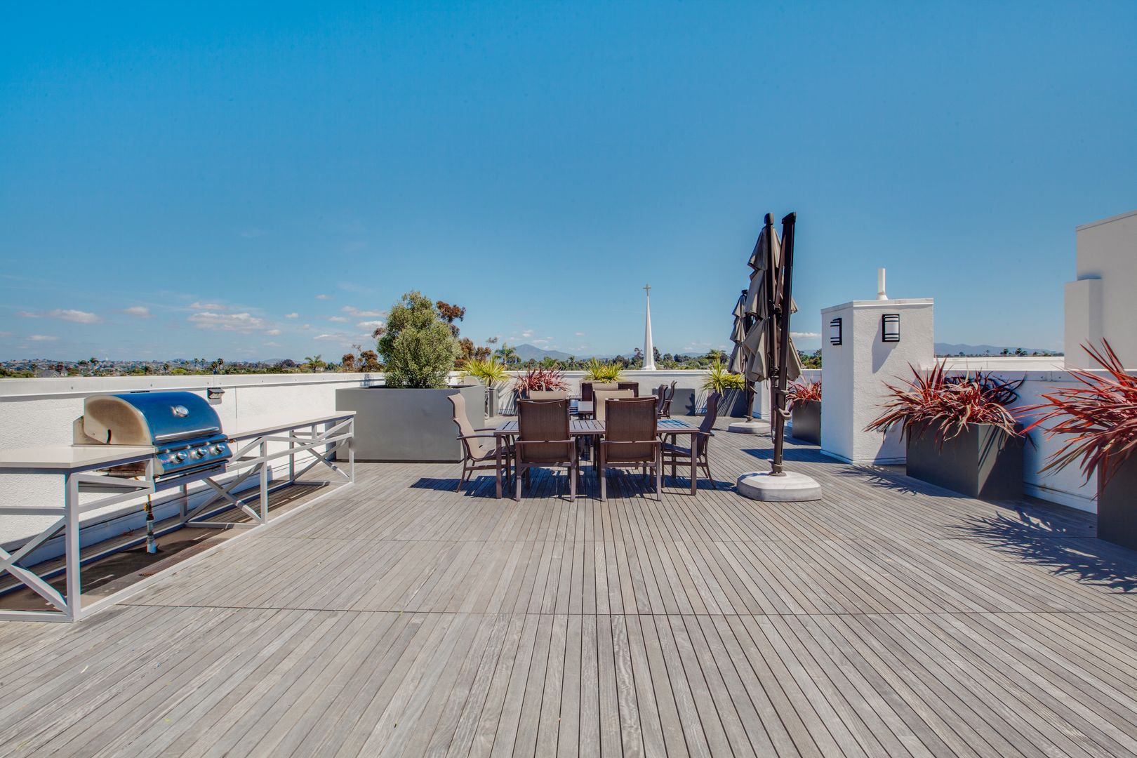 Roof deck at Huge 2 bed, Open Floor Plan, W/D in-unit + parking: Chula Vista at 3rd St. (6 of 6)