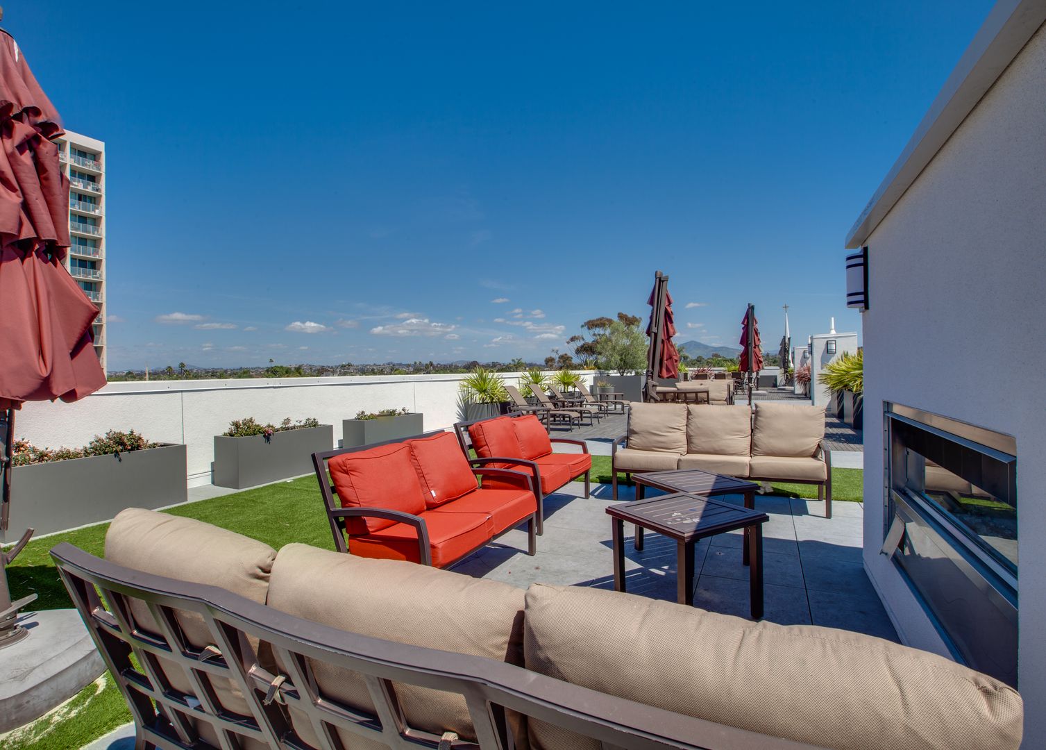 Roof deck at Huge 2 bed, Open Floor Plan, W/D in-unit + parking: Chula Vista at 3rd St. (3 of 6)