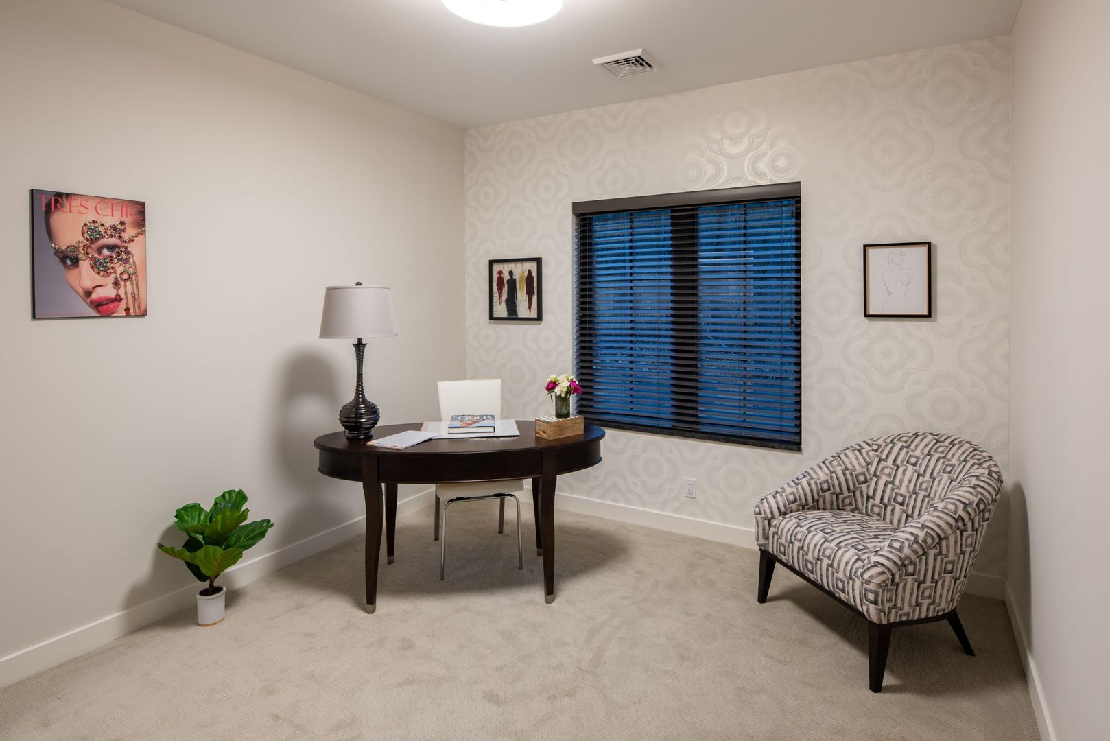 Work space at Rivers Ledge Apartments