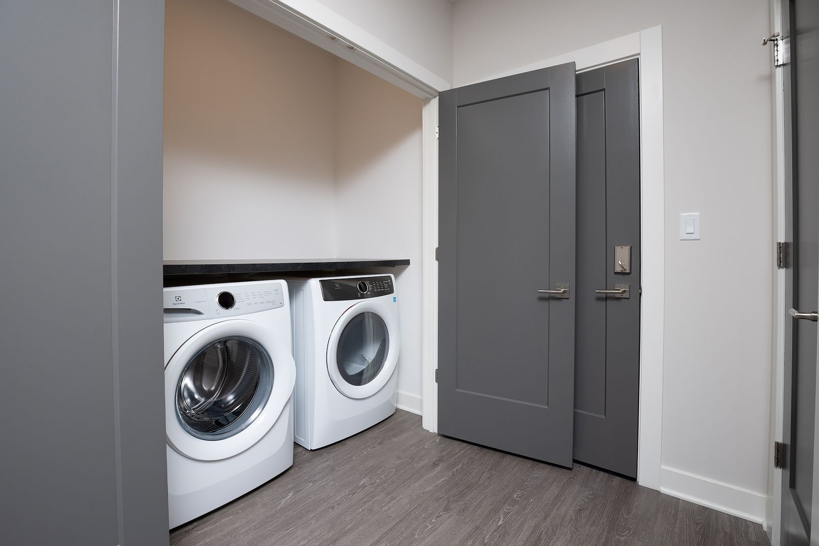 Laundry room at Rivers Ledge Apartments