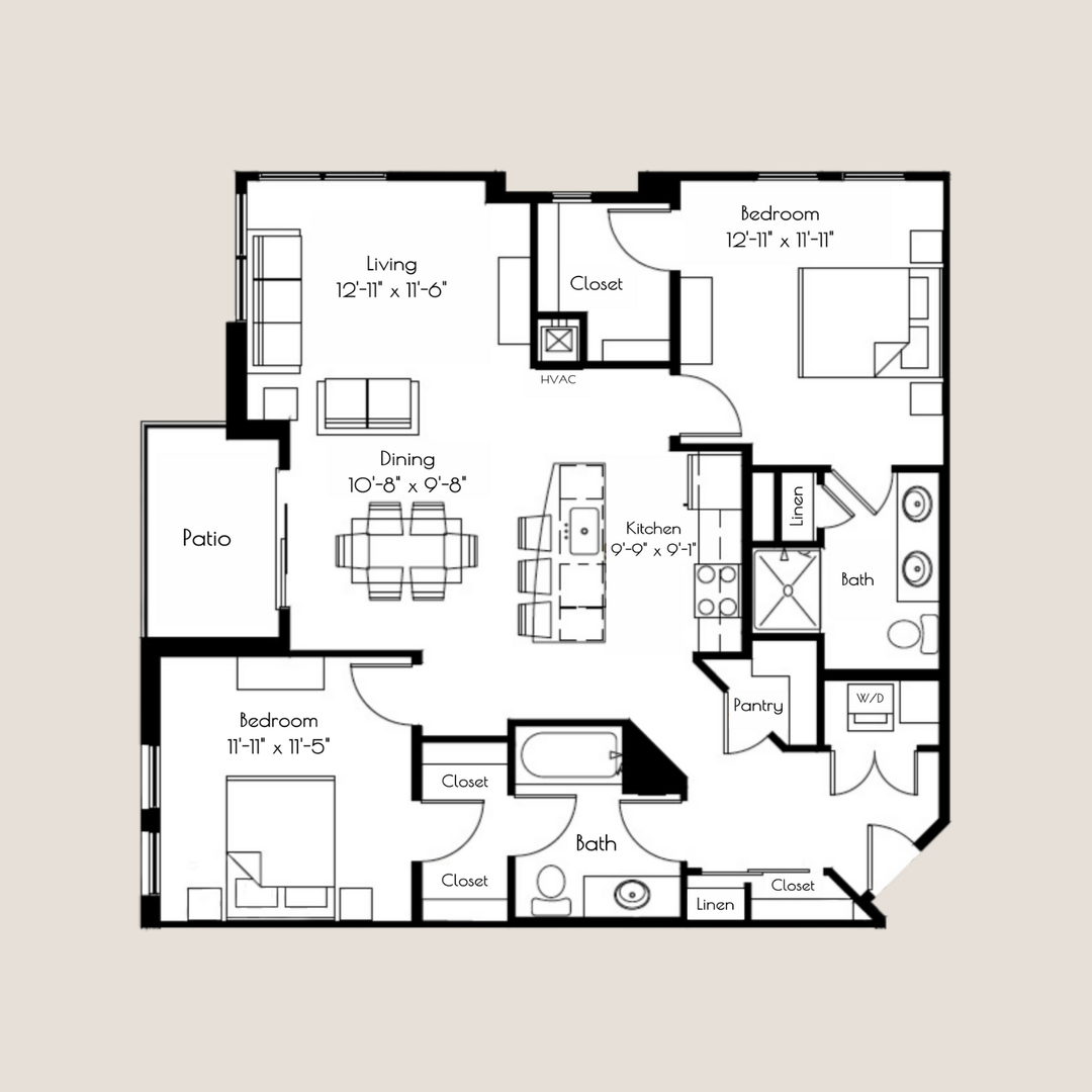 Madison Apartment: 8310 Globe Dr