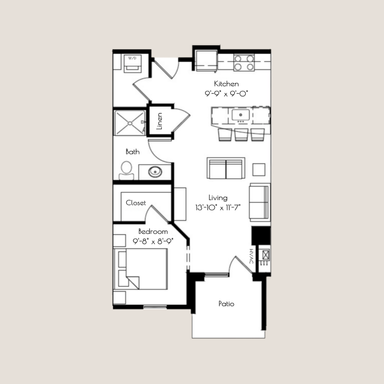 Executive Studio with Living Space – photo 1