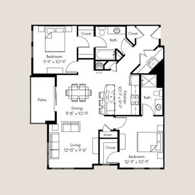 2 Bed / 2 Bath Apartment on Madison’s West Side – photo 1
