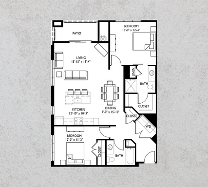 2 Bed / 2 Bath Apartment - Luxury Living Forged at Greenway Station – photo 1