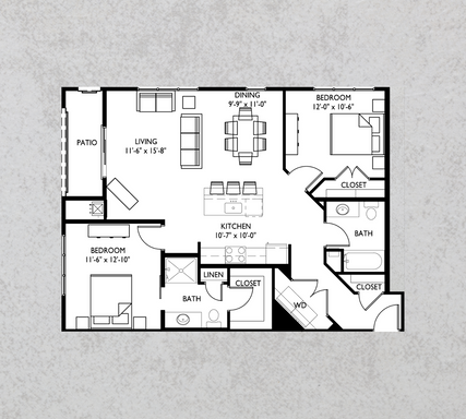 Top Floor 2 Bed / 2 Bath Apartment - Luxury Living Forged at Greenway Station – photo 1