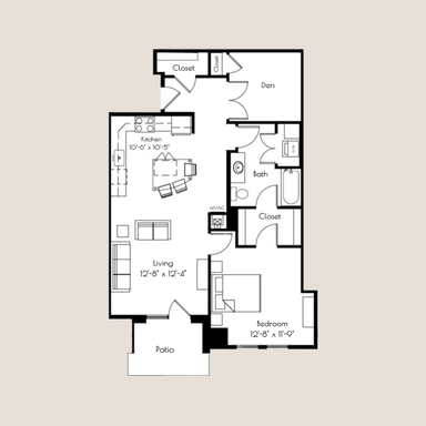 1 Bed + Den / 1 Bath on Madison's West Side – photo 1