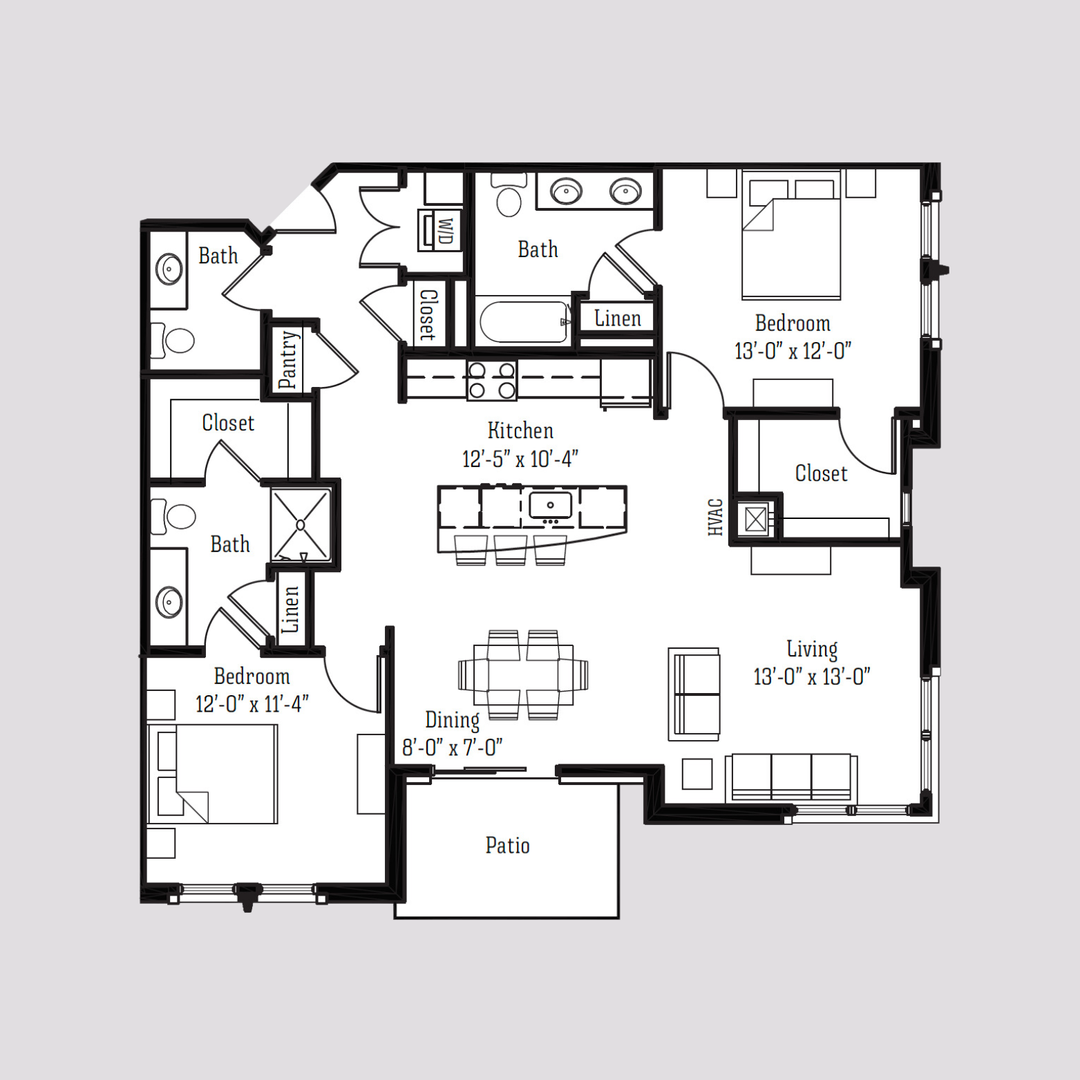 Madison Apartment: 8310 Globe Dr