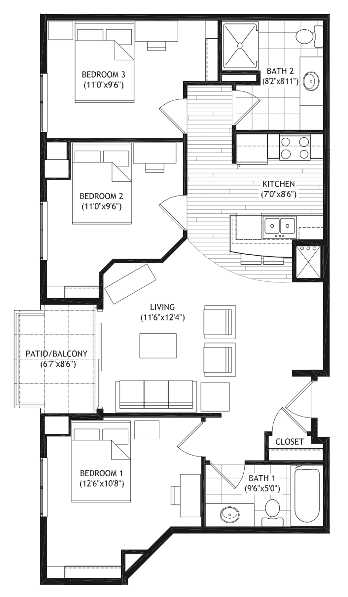 Madison Apartment: 1022 W. Johnson St