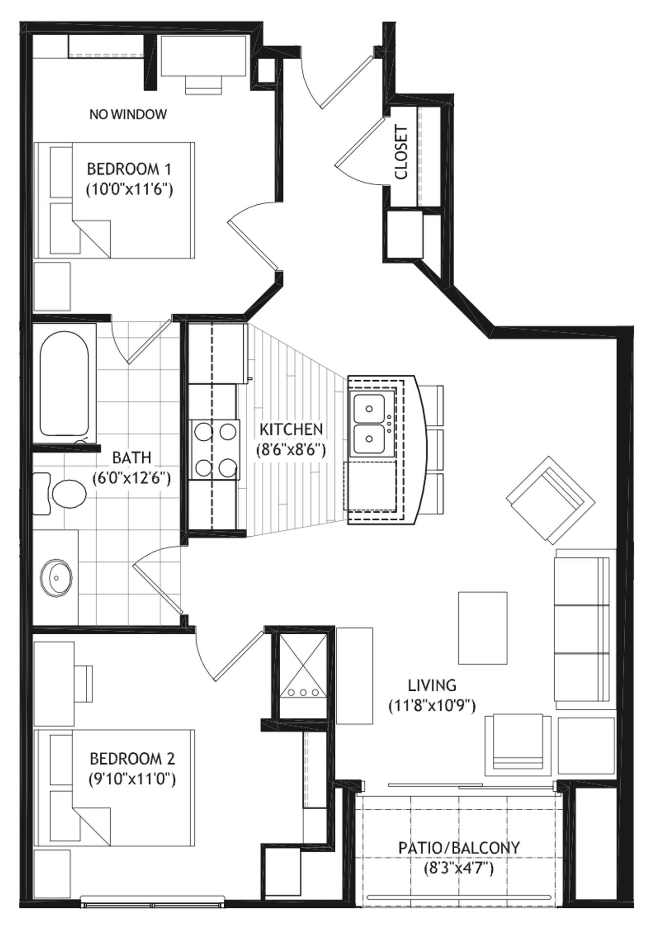 Madison Apartment: 1022 W. Johnson St
