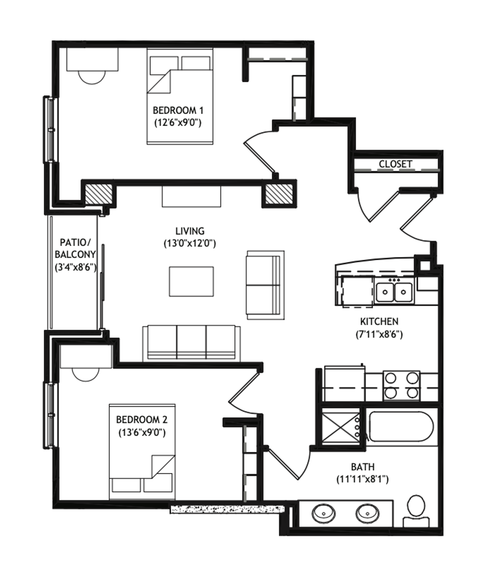 Madison Apartment: 1001 University Avenue