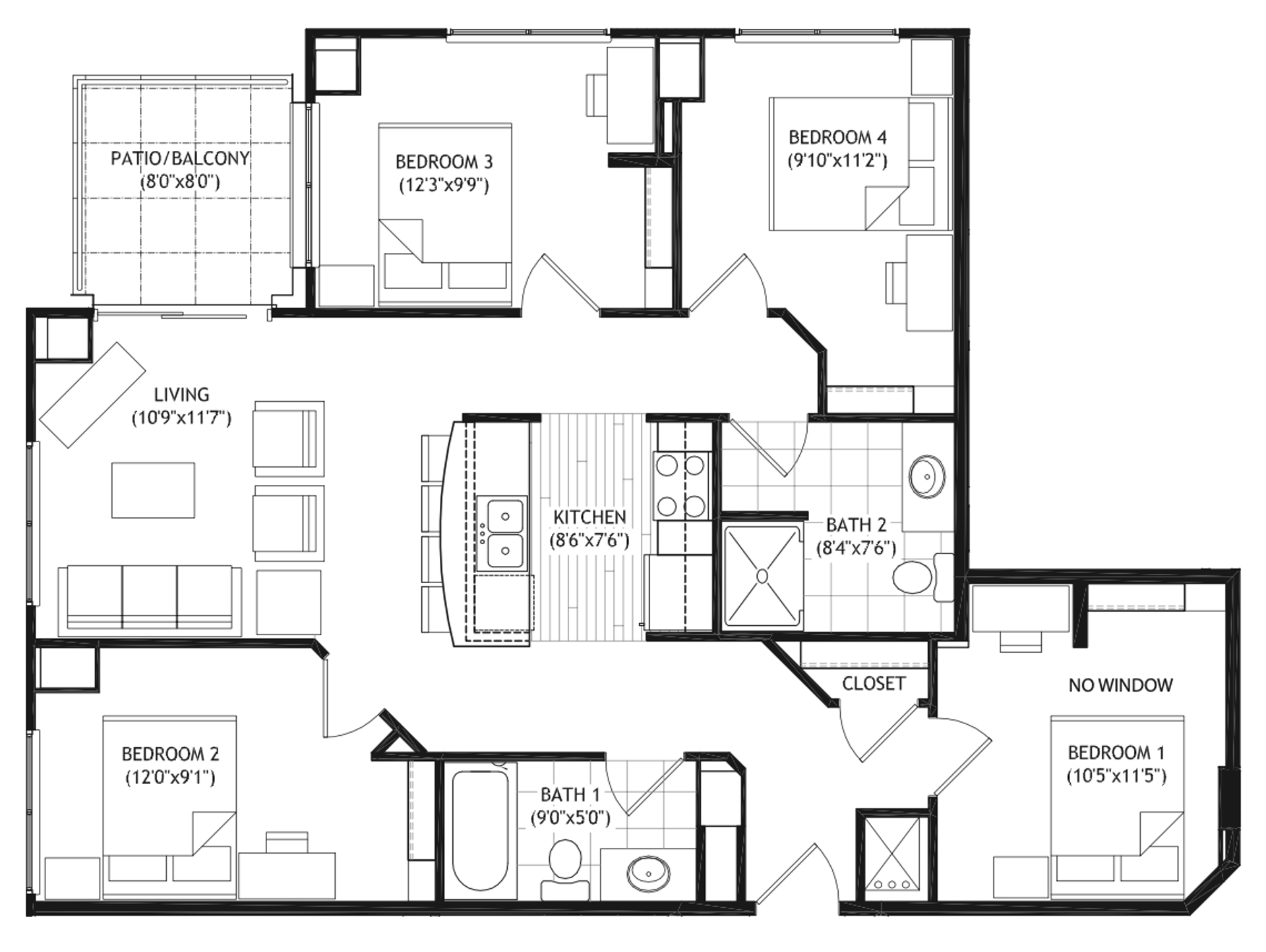 Madison Apartment: 1022 W. Johnson St