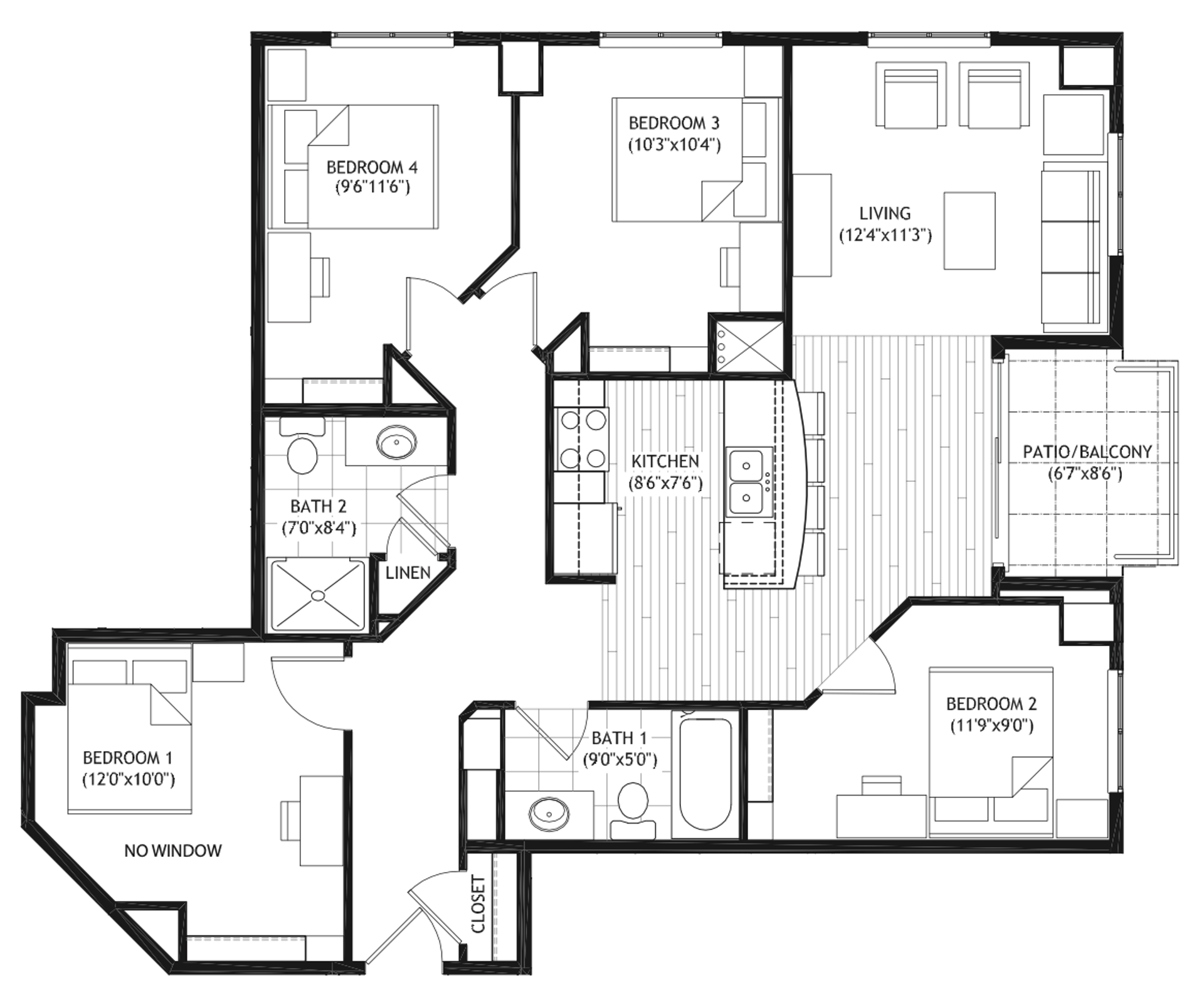 Madison Apartment: 1022 W. Johnson St