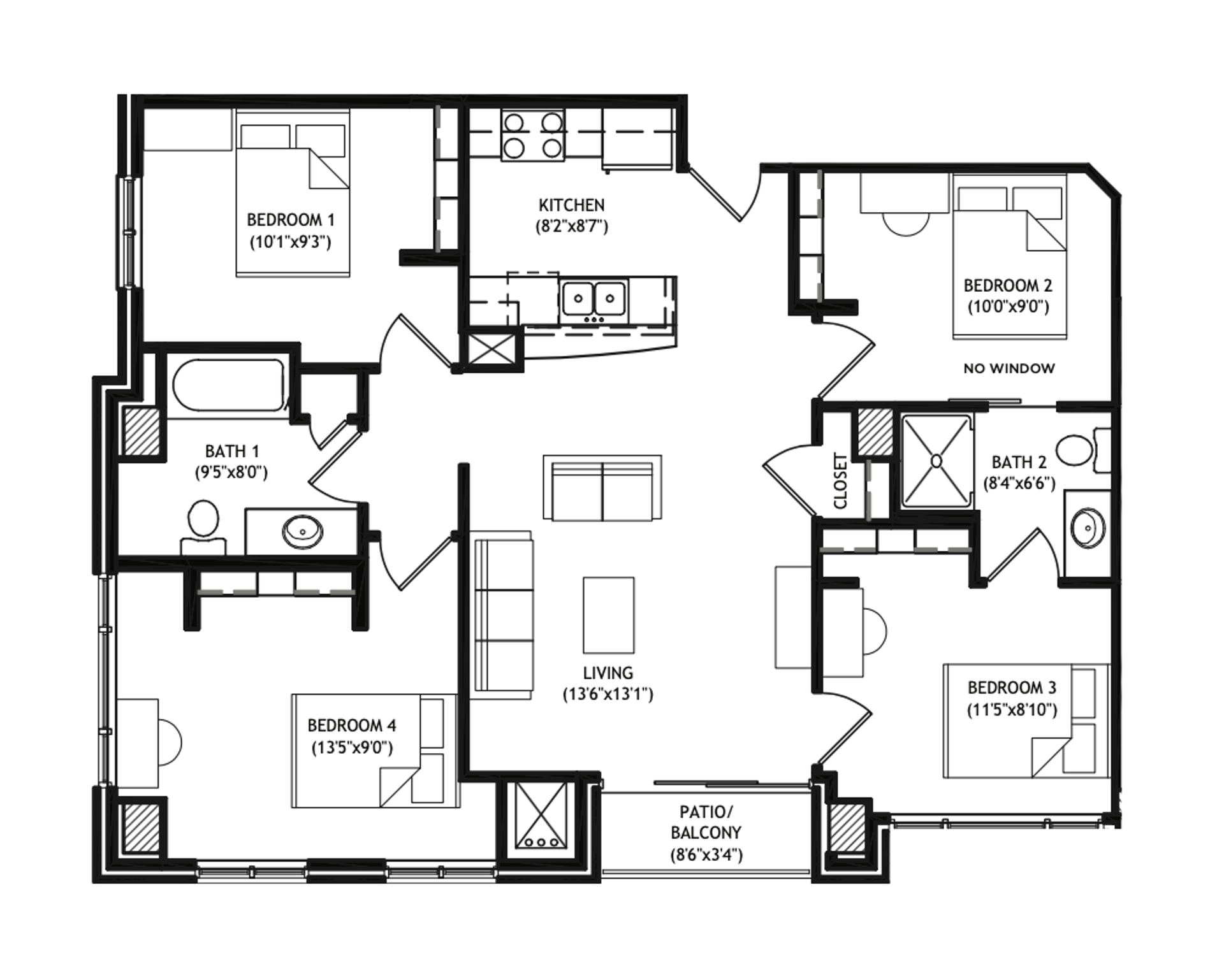 Madison Apartment: 1001 University Avenue