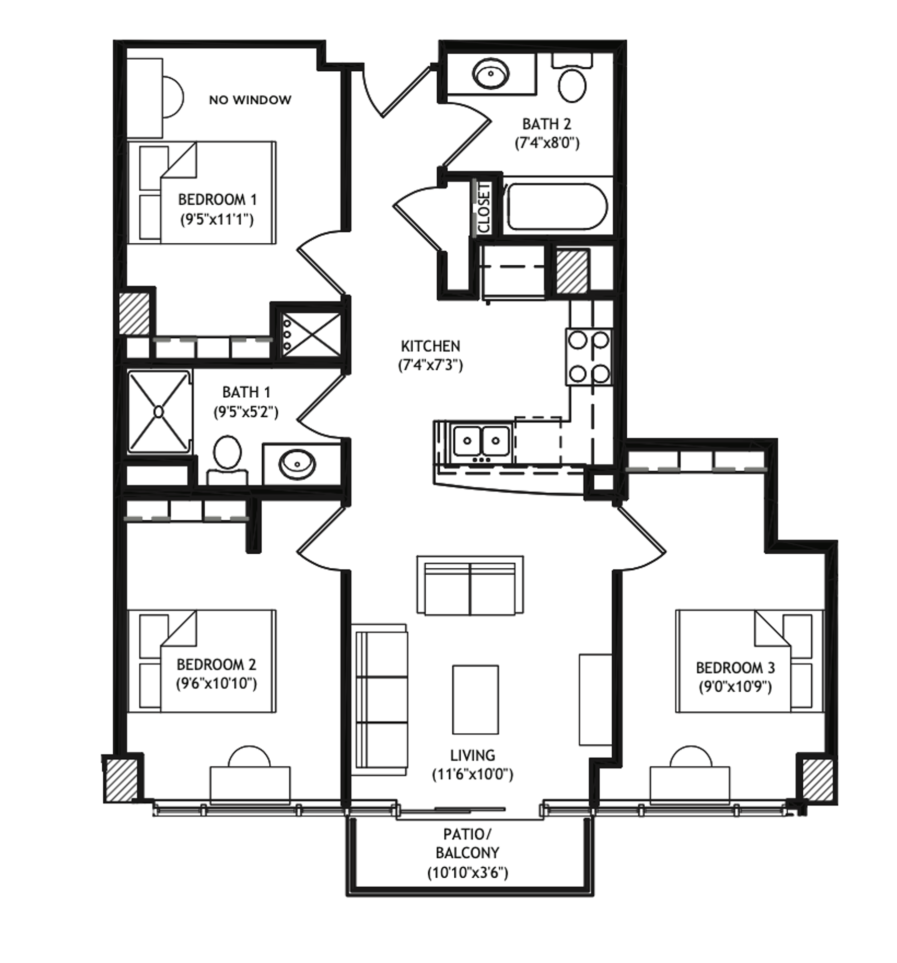 Madison Apartment: 1001 University Avenue