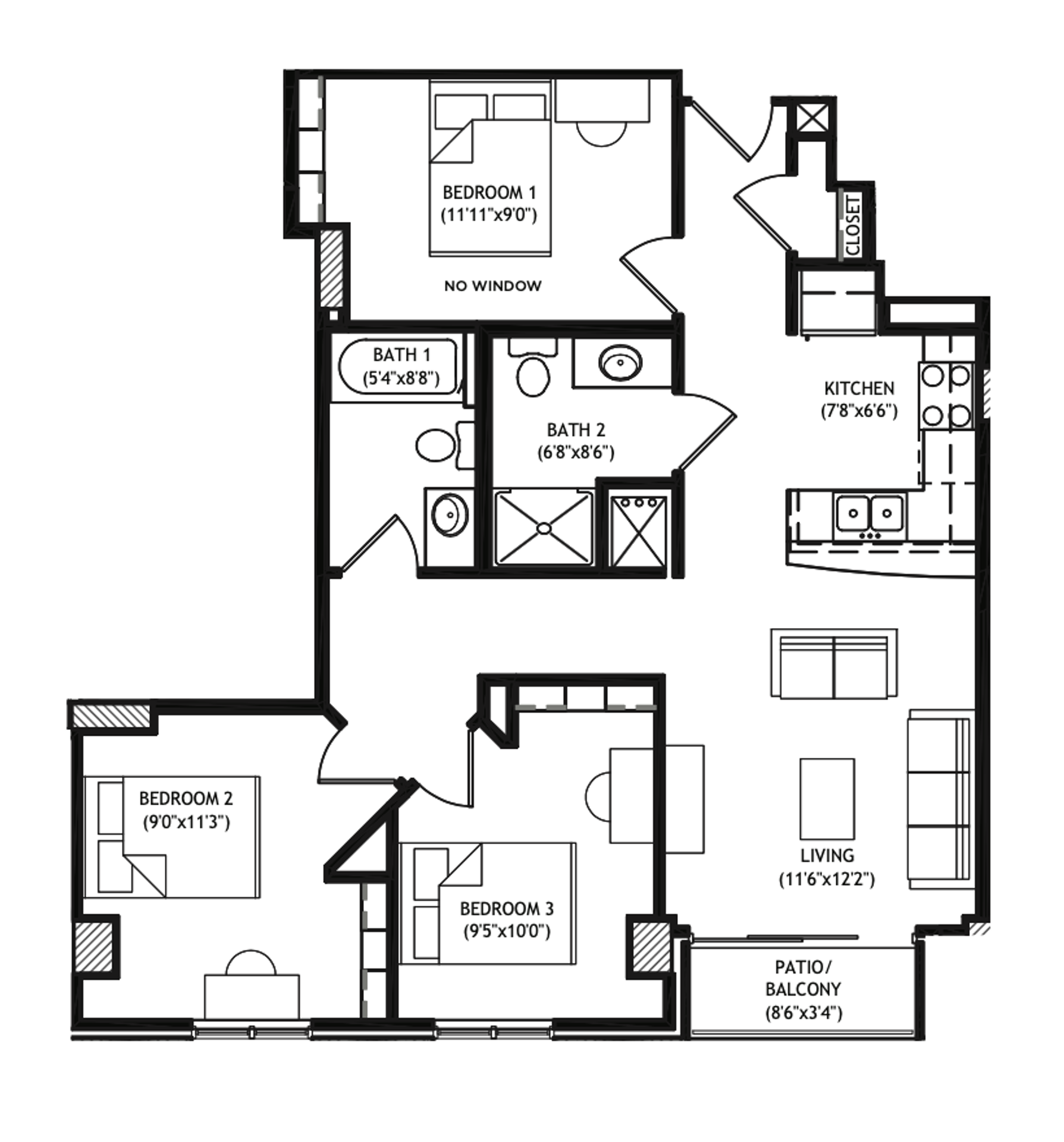 Madison Apartment: 1001 University Avenue