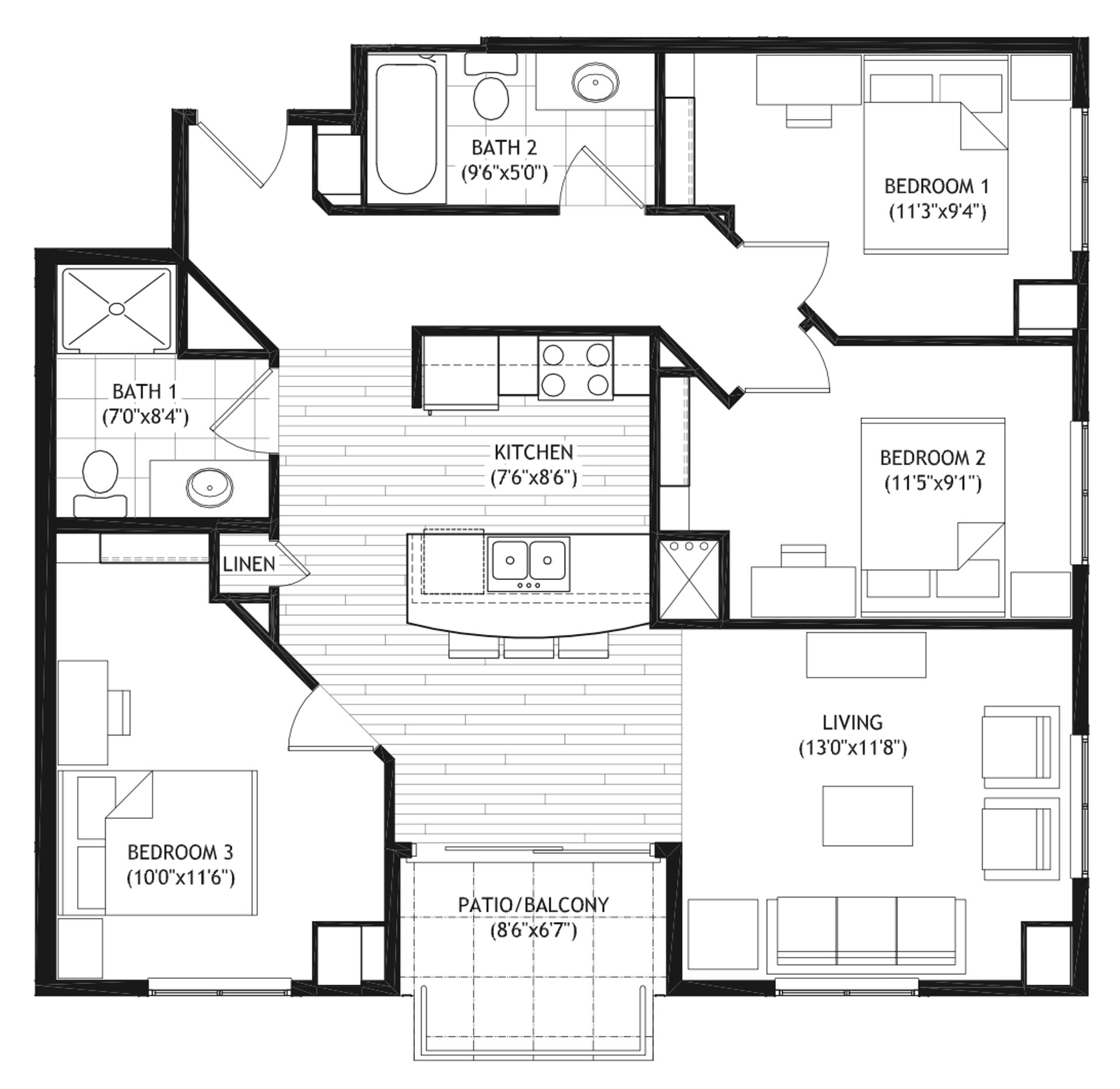 Madison Apartment: 1022 W. Johnson St