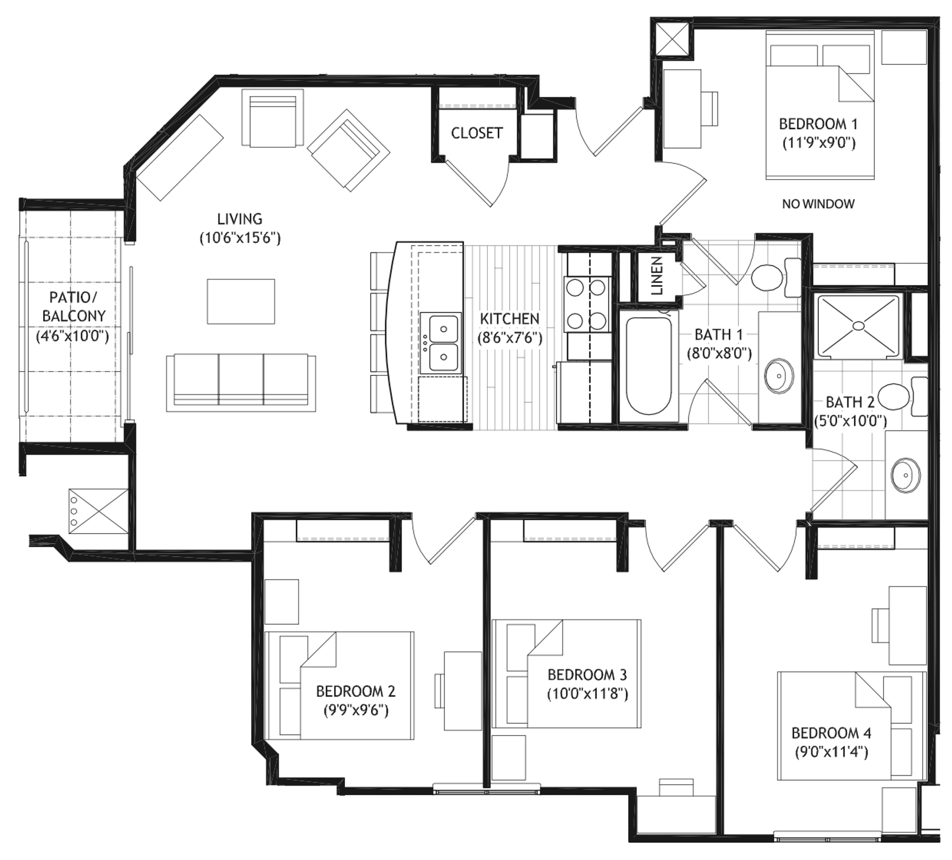 Madison Apartment: 1022 W. Johnson St