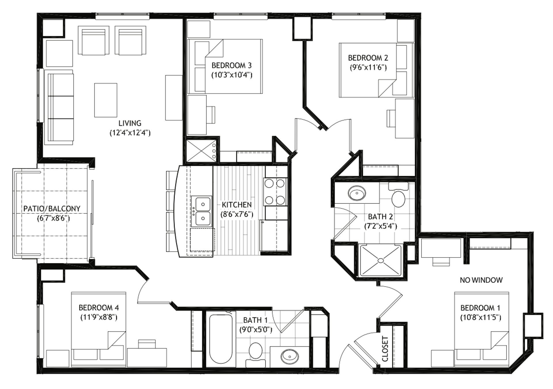 Madison Apartment: 1022 W. Johnson St