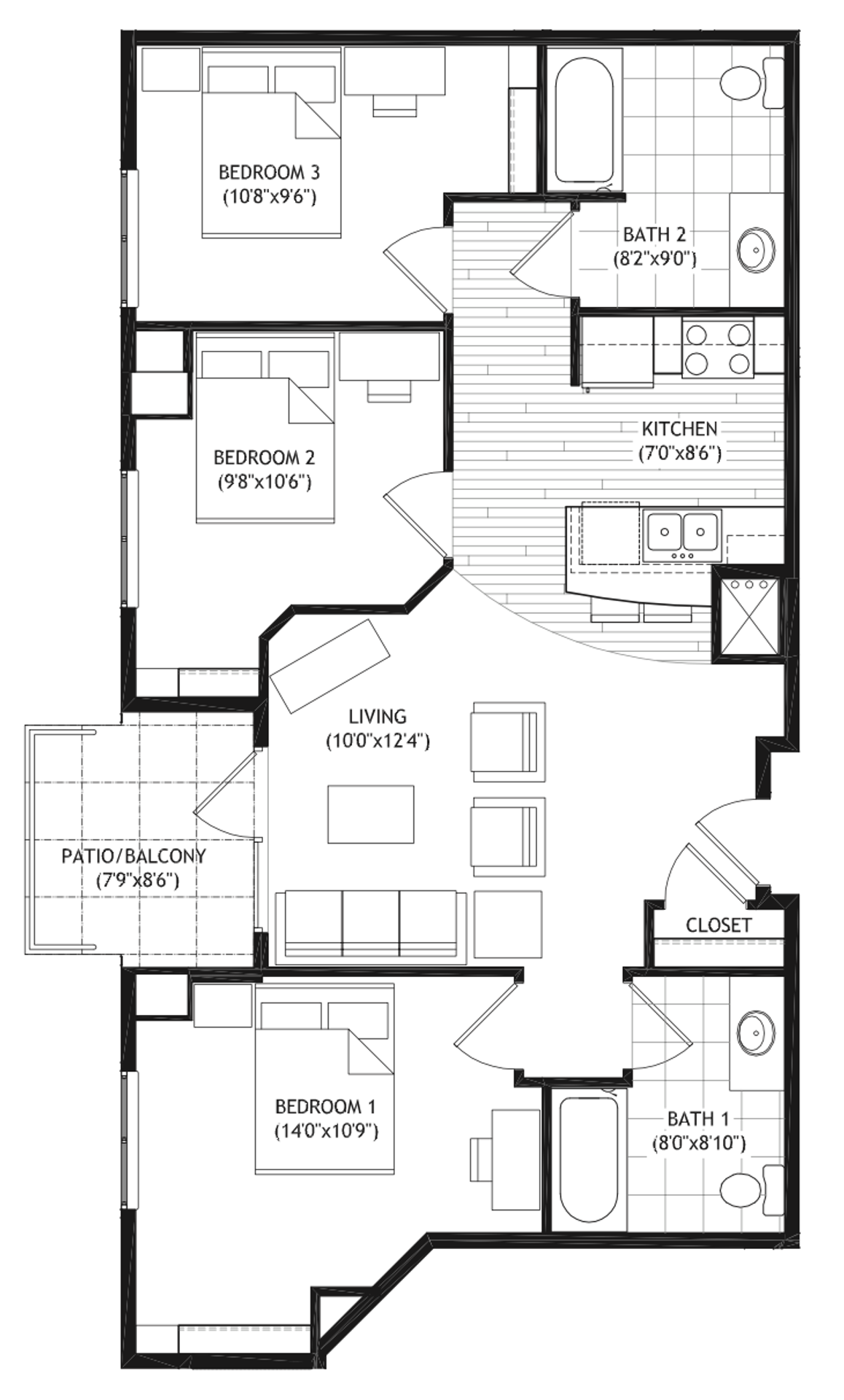 Madison Apartment: 1022 W. Johnson St