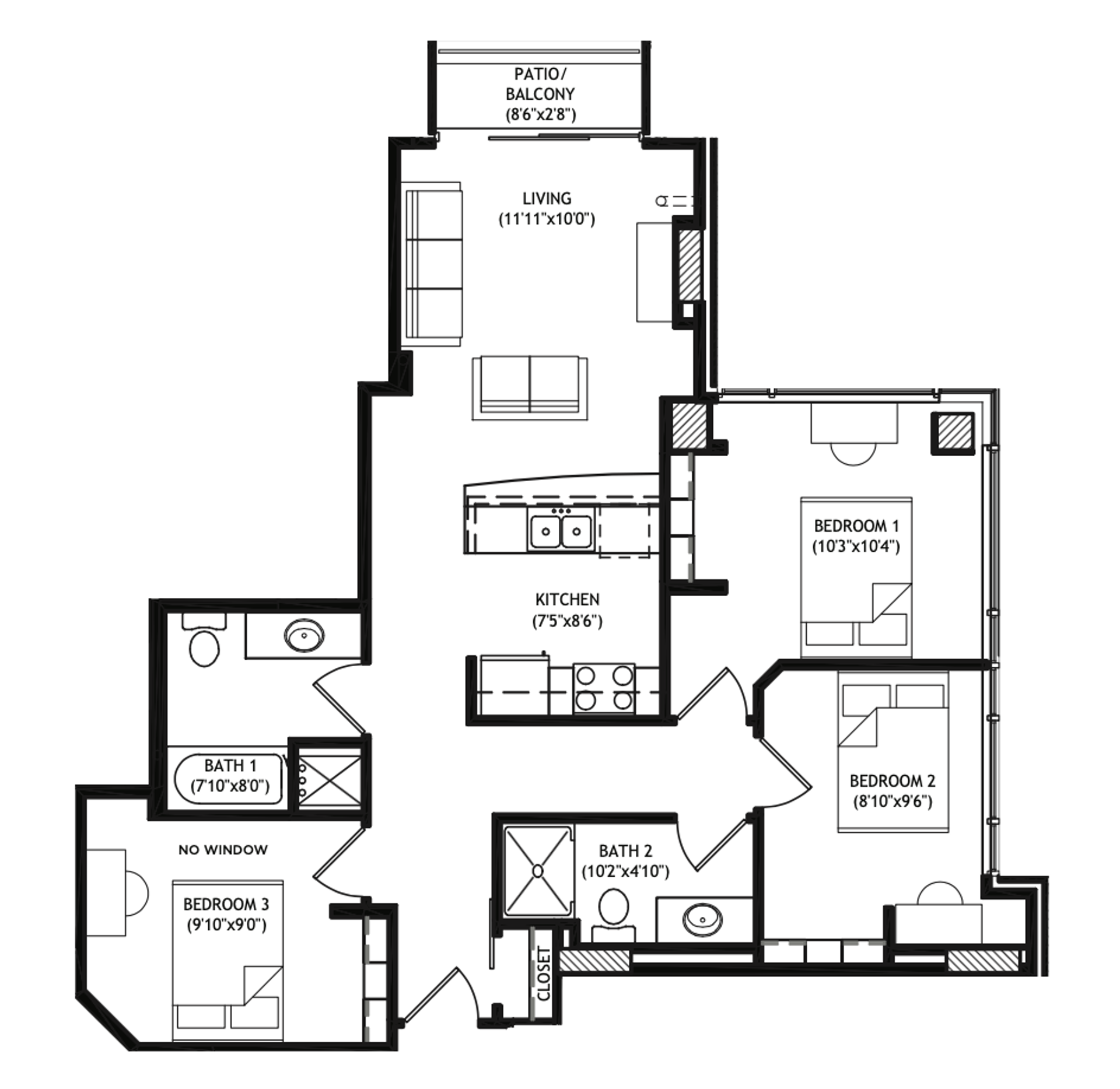 Madison Apartment: 1001 University Avenue