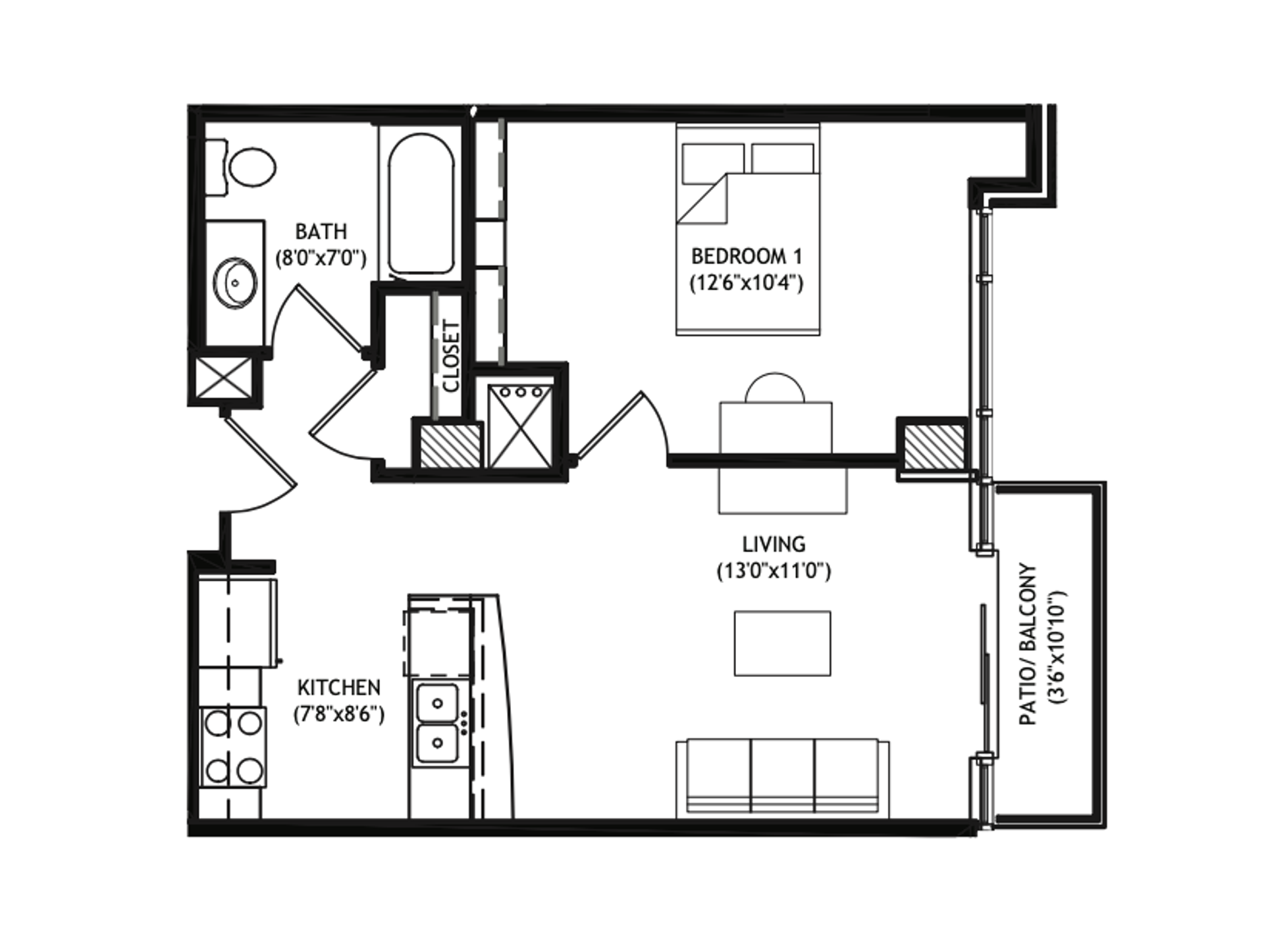 Madison Apartment: 1001 University Avenue