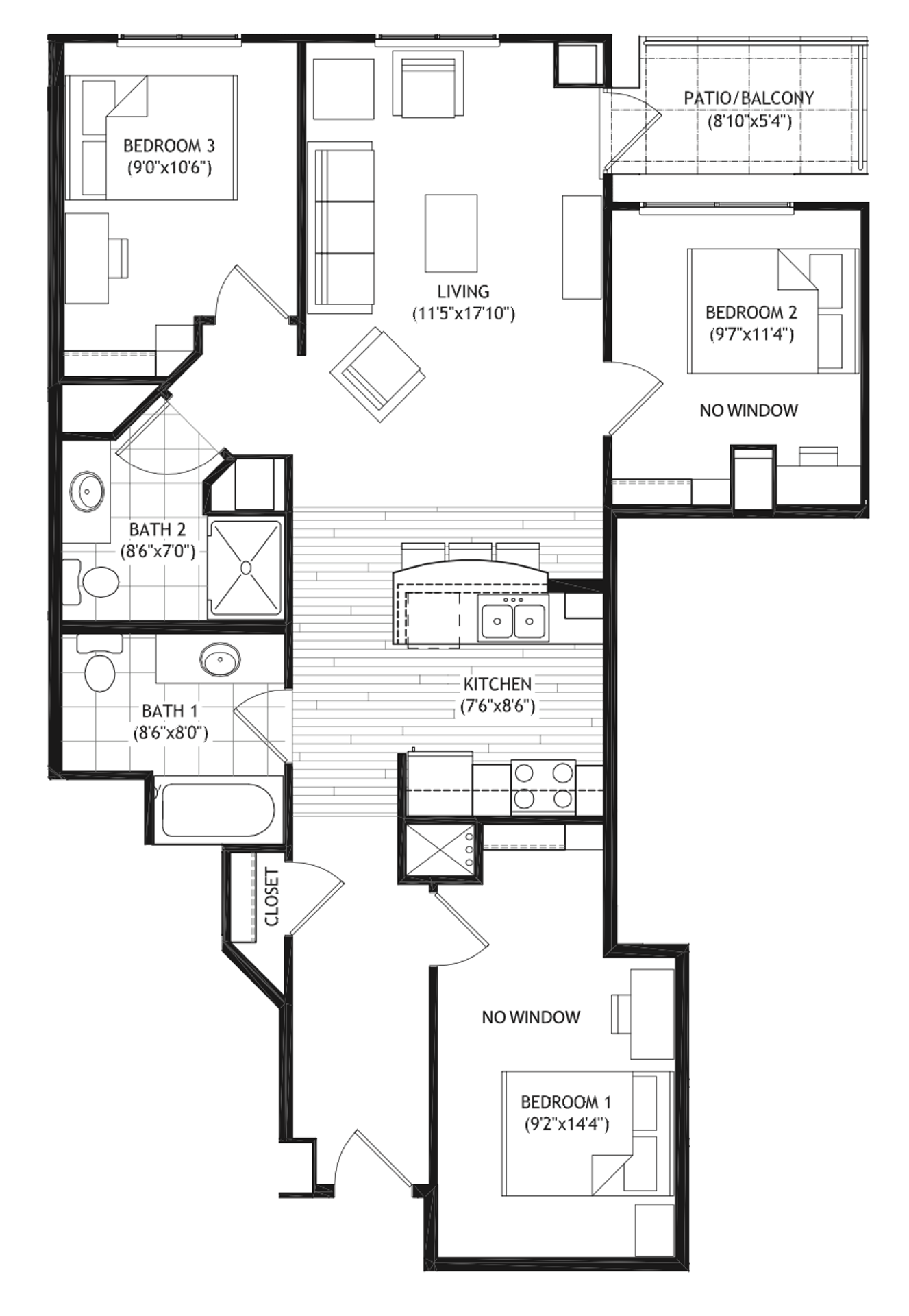 Madison Apartment: 1022 W. Johnson St