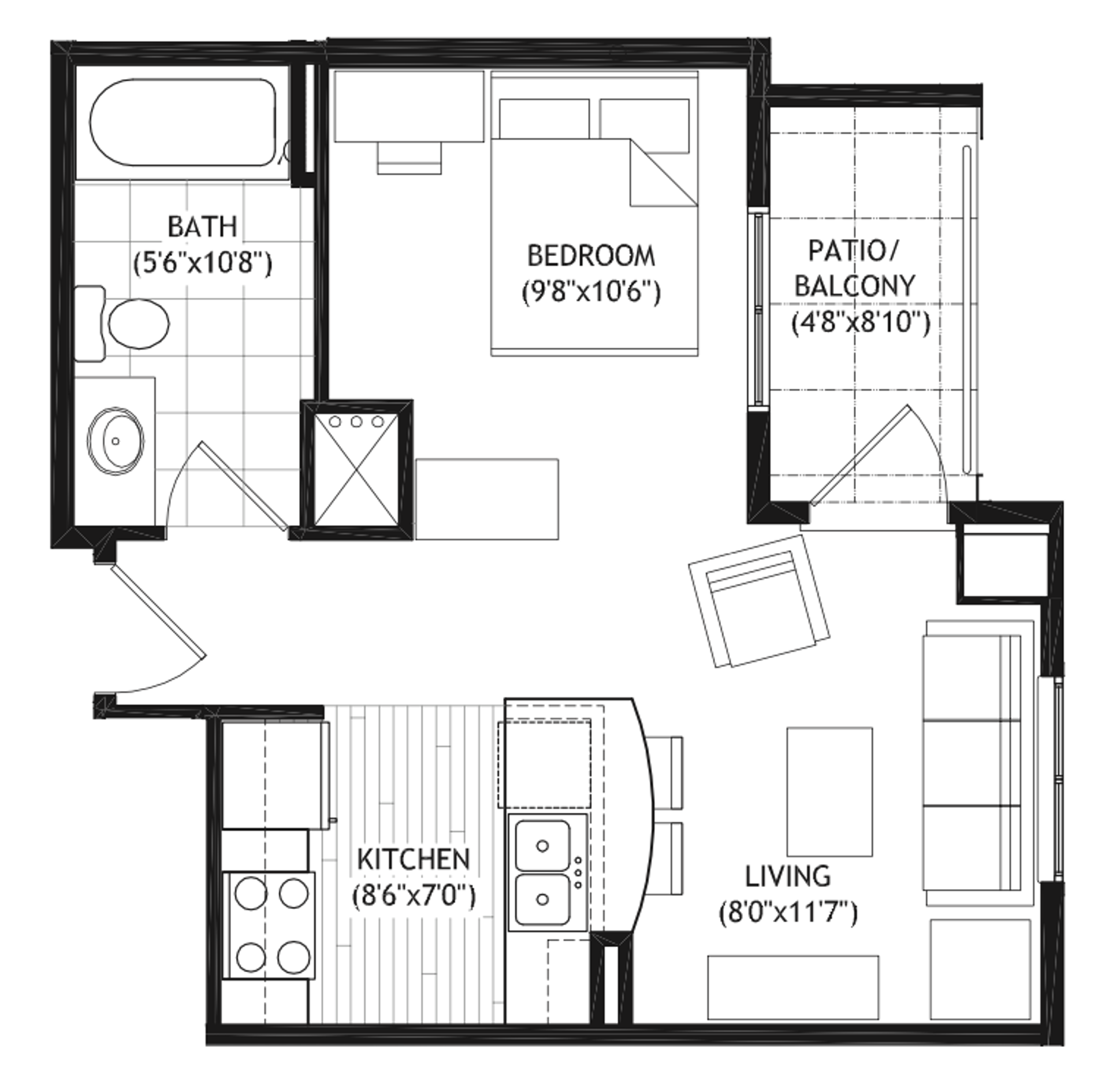 Madison Apartment: 1022 W. Johnson St