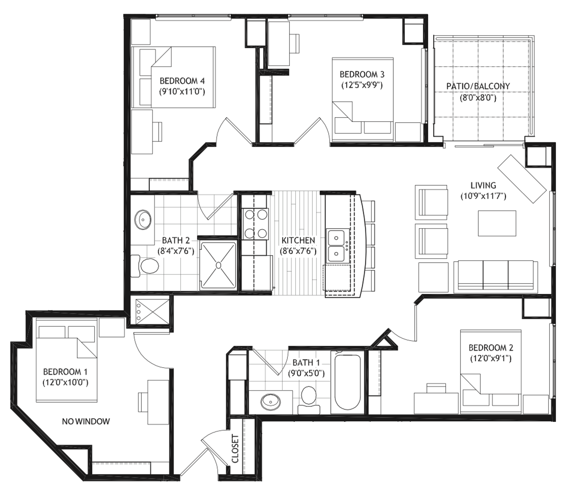Madison Apartment: 1022 W. Johnson St