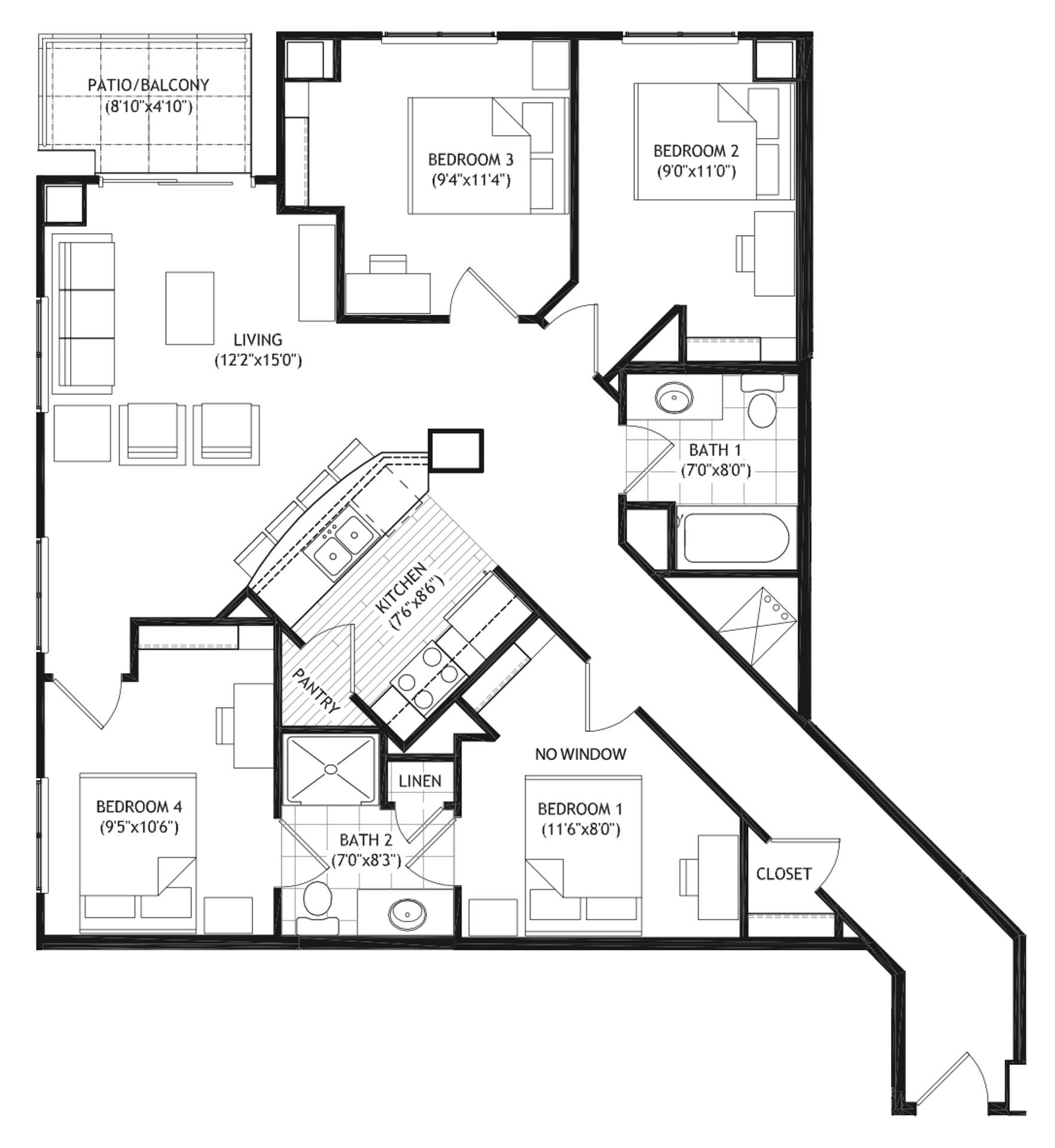 Madison Apartment: 1022 W. Johnson St