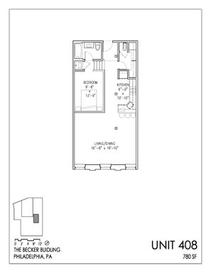 1 Bedroom Rental – 1151 N 3rd St, 408, Philadelphia, PA 19123