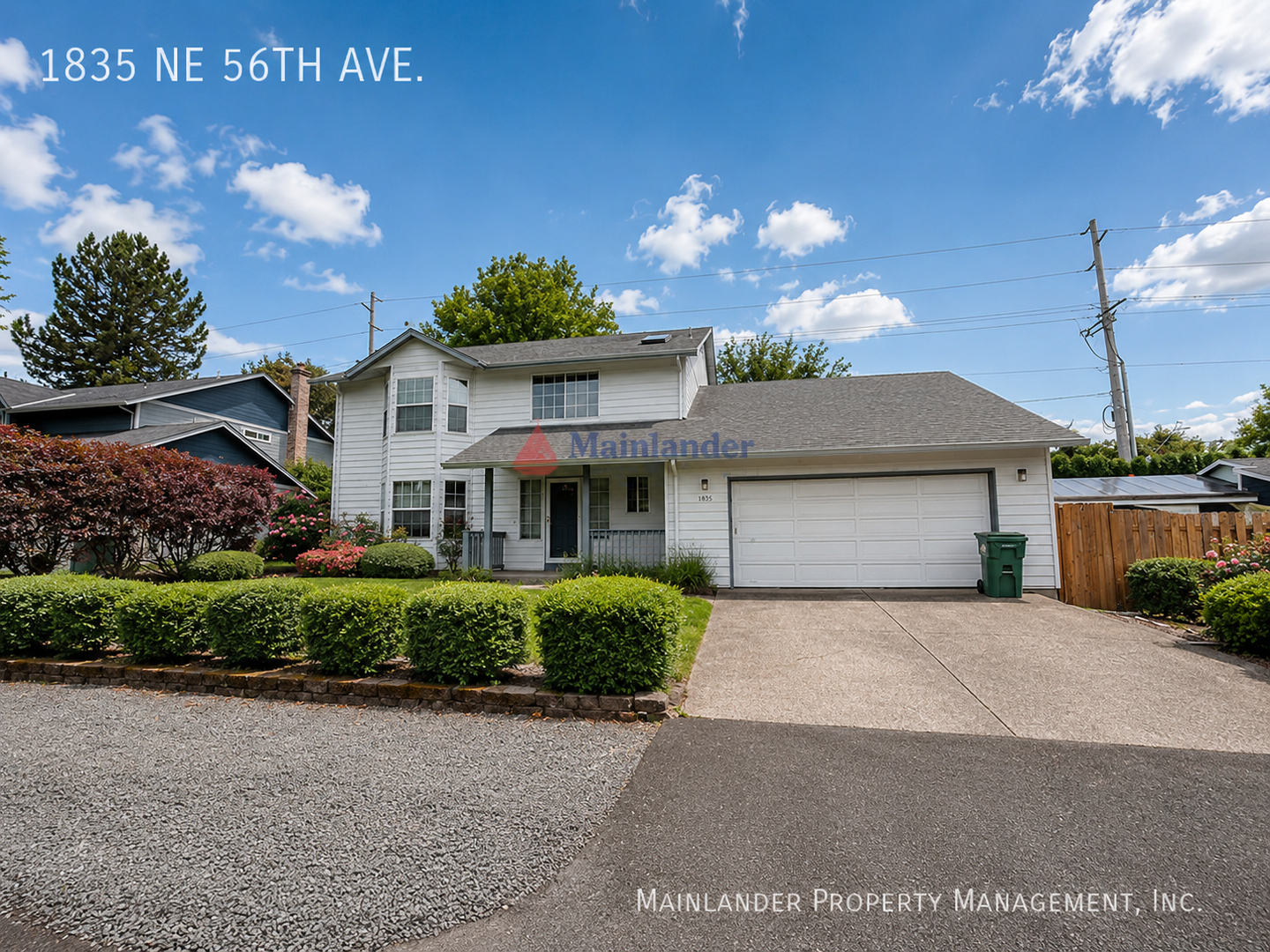 HILLSBORO House: 1835 NE 56TH AVE.