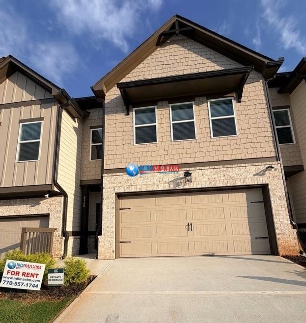 Norcross Townhome: 4328 Fern River Bend