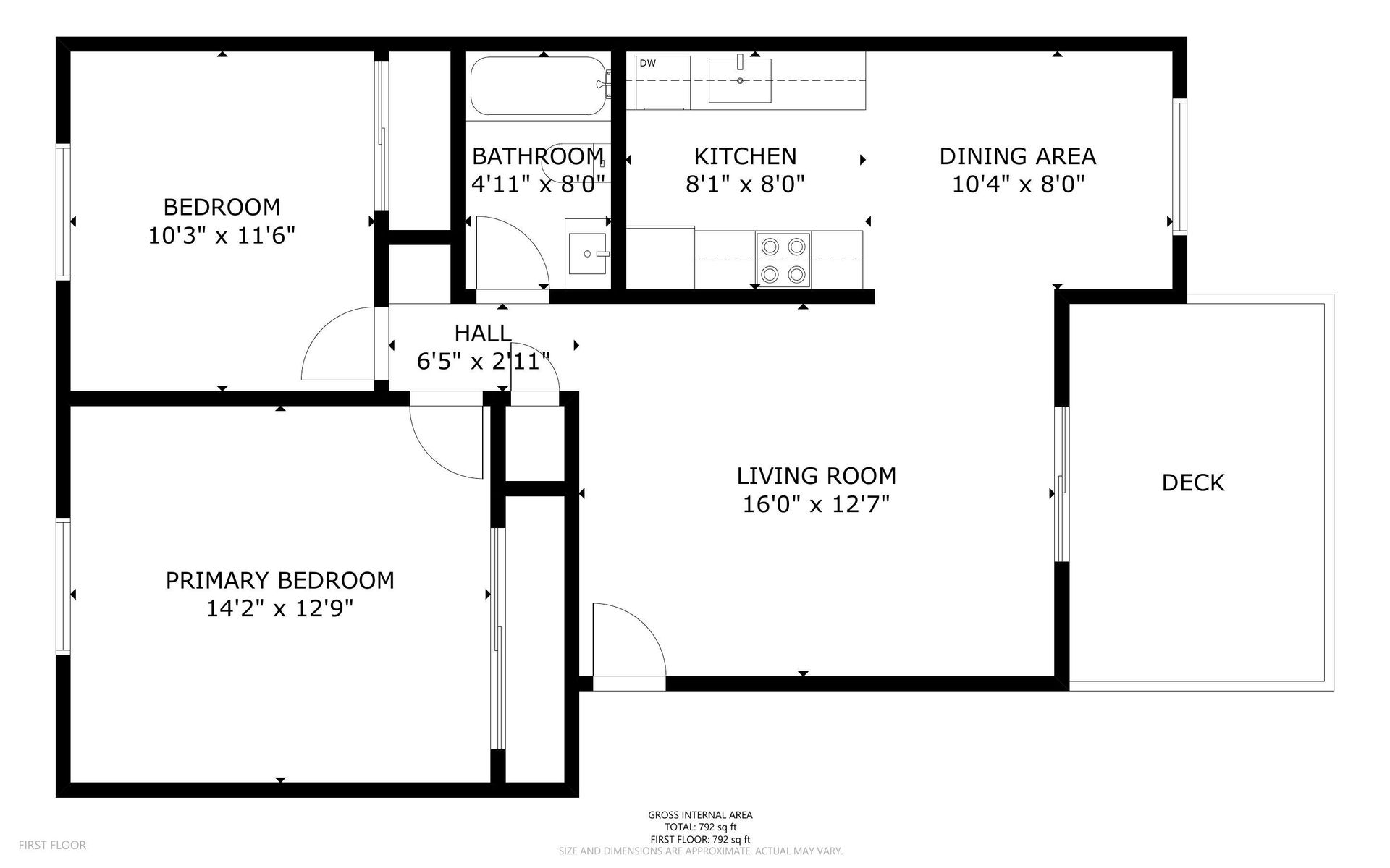 Spring Valley Apartment: 8707 Troy Street