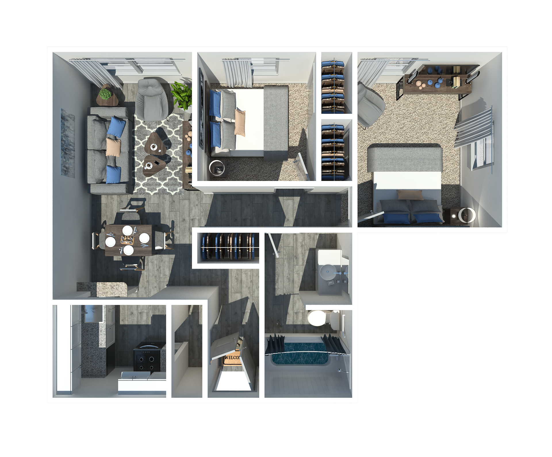 Columbus Apartment: 4646 Tamarack Blvd