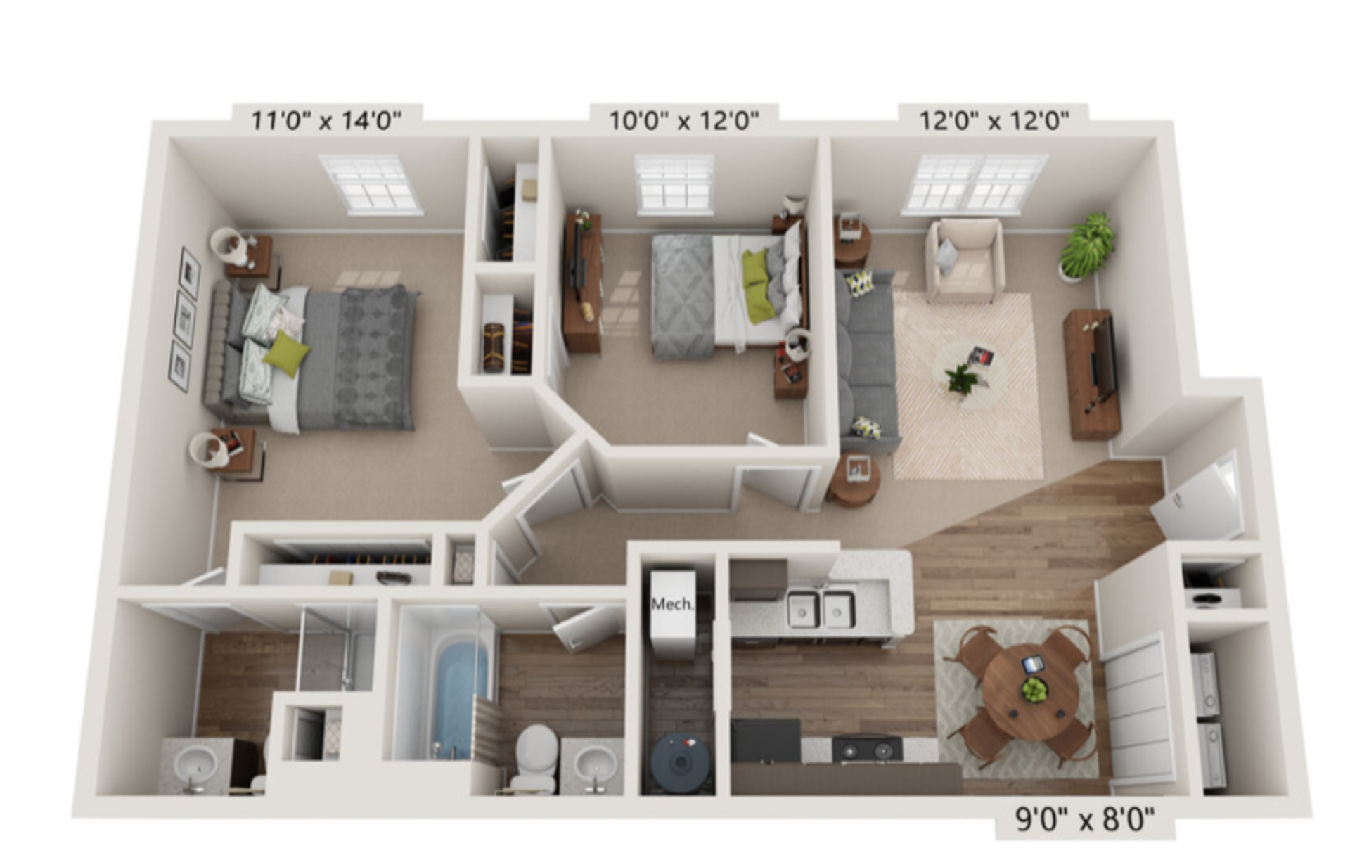 Columbus Apartment: 3142 Vista View Blvd