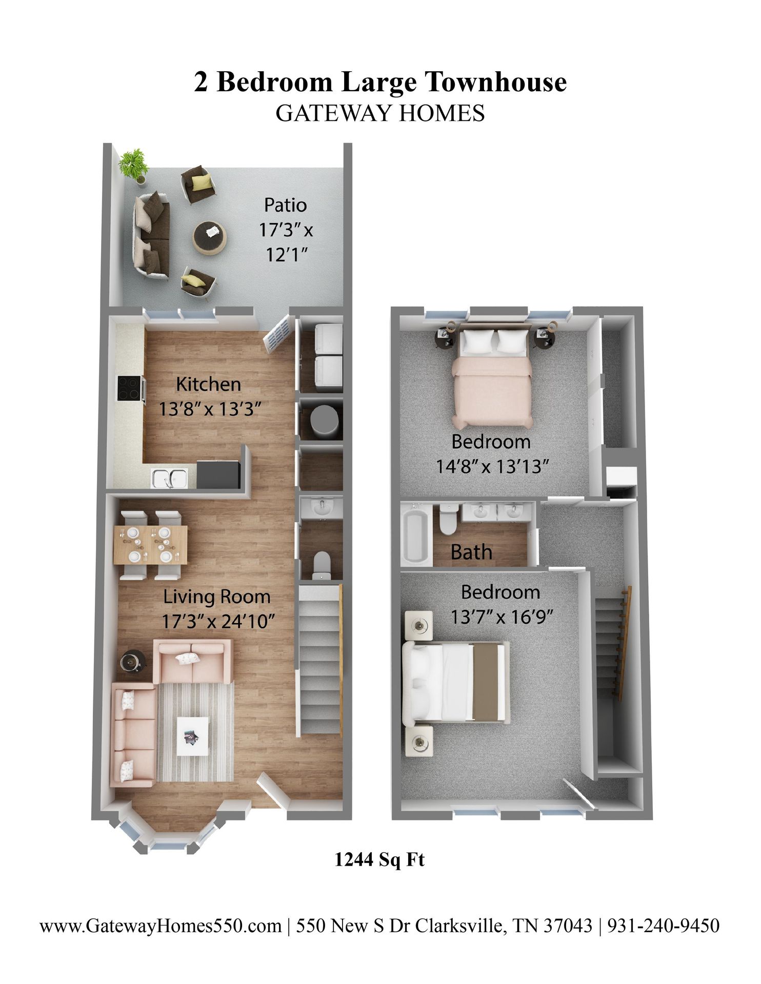 Clarksville Apartment: 550 New South Drive
