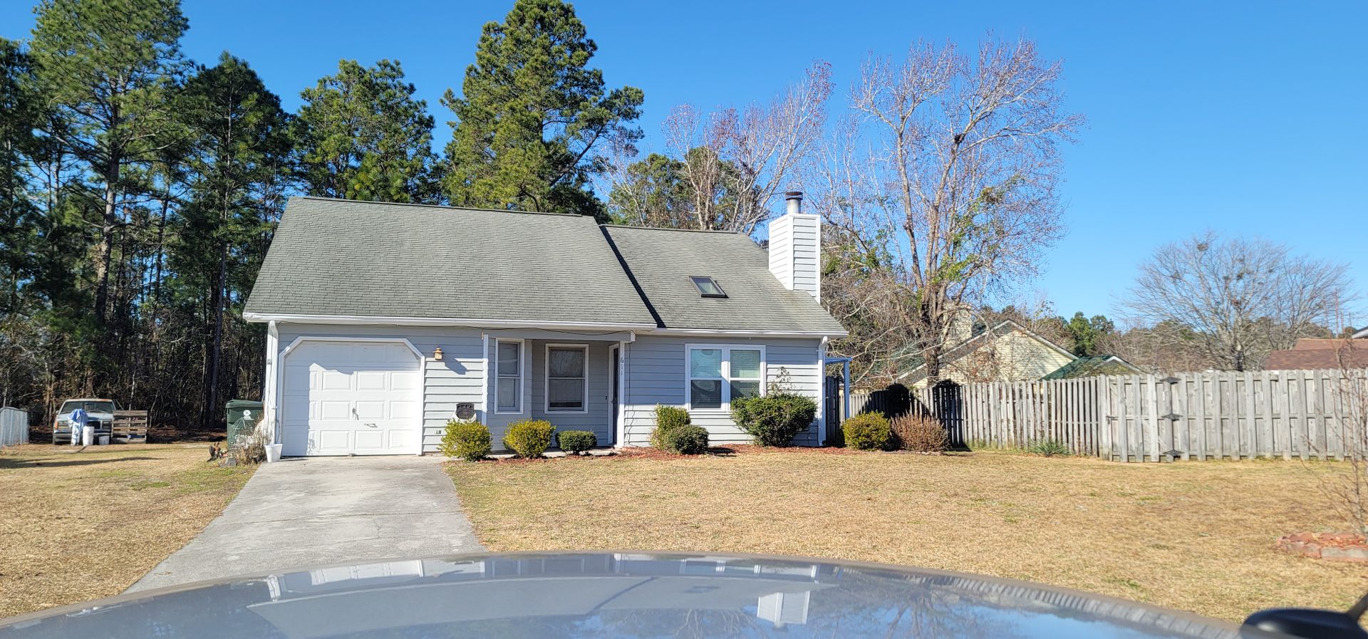 3 Bedroom, 2 bath house with one car garage