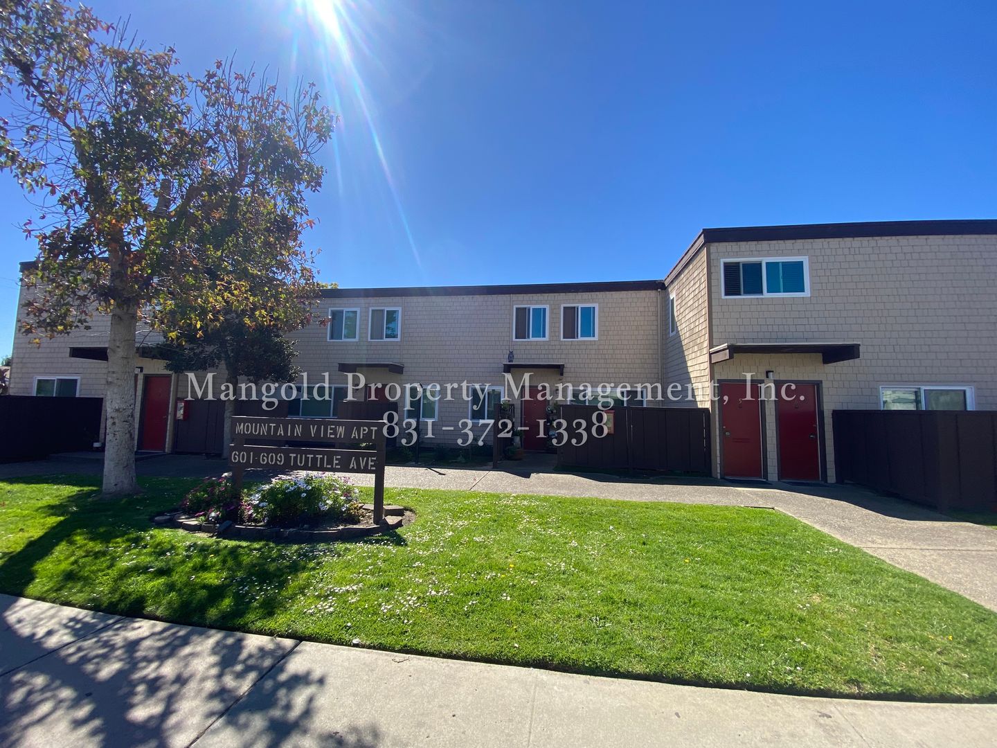 Watsonville Apartment: 601, 605 & 609 Tuttle Ave