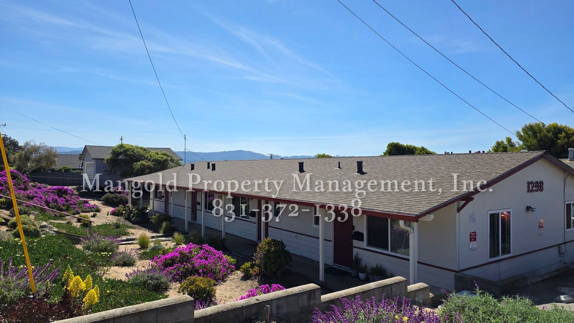 Seaside Apartment: 1298 Ord Grove Avenue