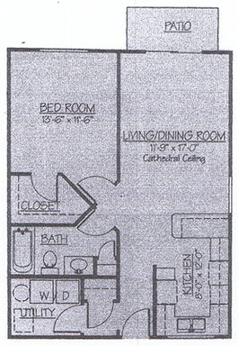 1 Bedroom/1 Bathroom Waitlist