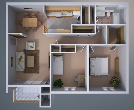 Two Bedroom Prestige Style Apartment on the Third Floor