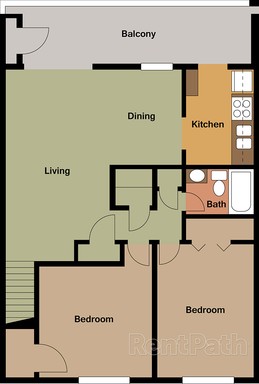 Two Bedroom Signature Style Apartment on the Second Floor
